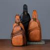 Obermaterial Baum Hoch pflanzlich gegerbtes Rindsleder Handtasche, Vintage Herren Brusttasche