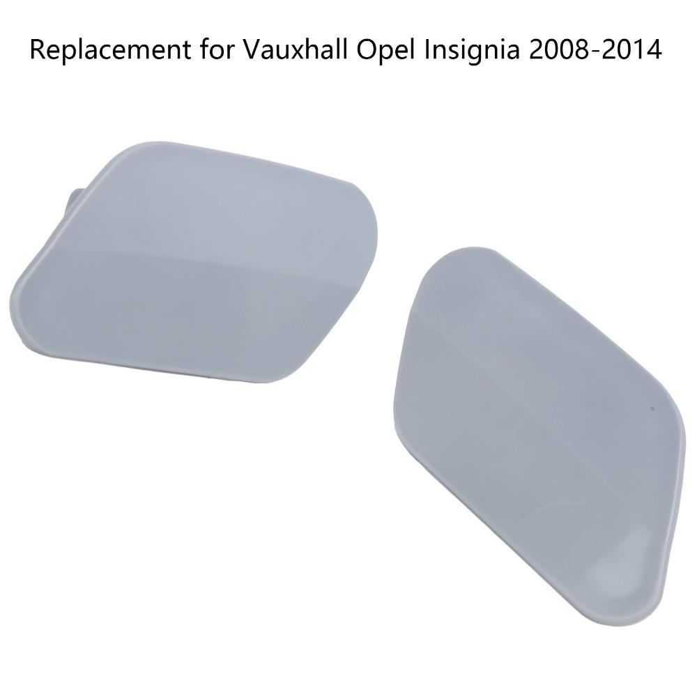 2PCS Grey Headlight Washer Cover for Vauxhall Opel Insignia 2008‑2014 Front Bumper Refit