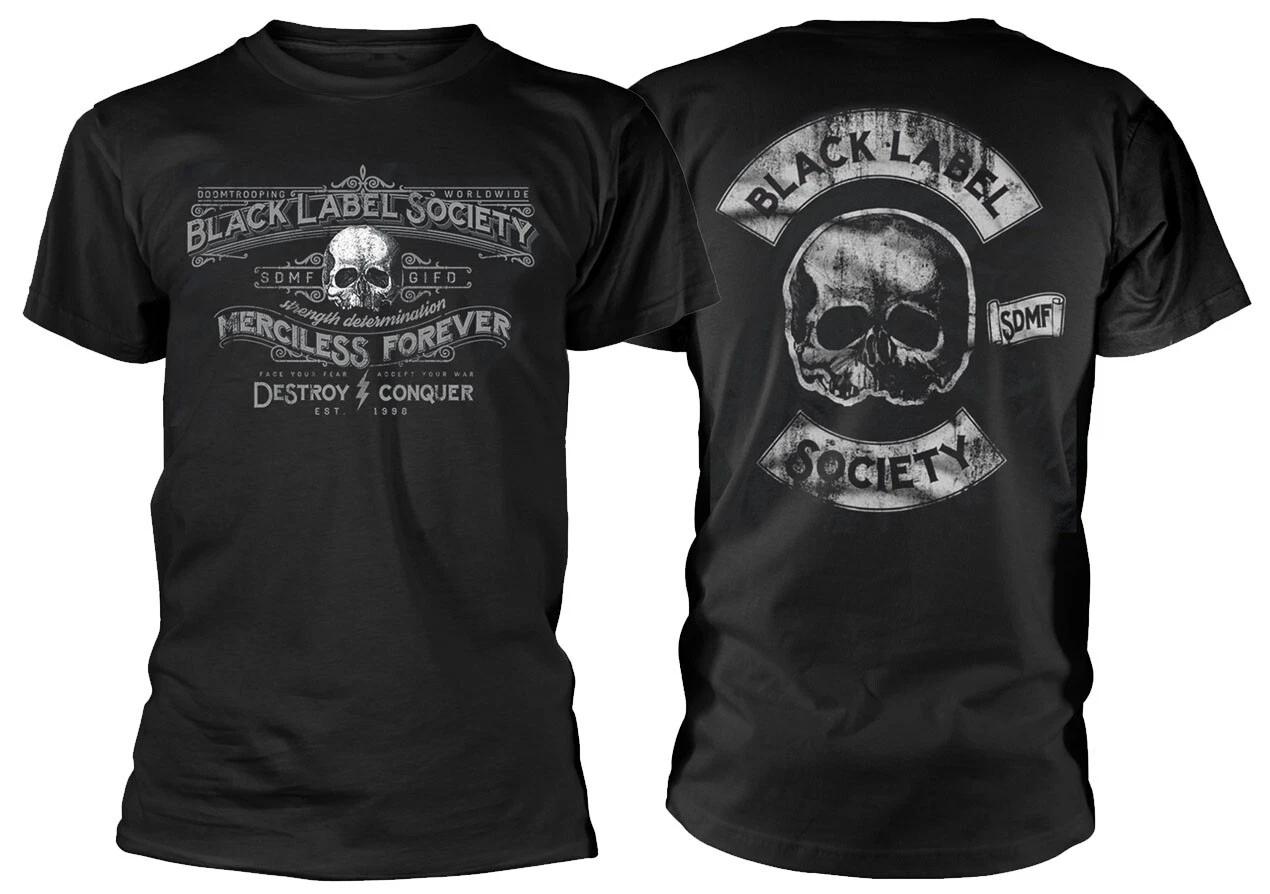 Black Label Society Band merciless forever basic black 2 side T shirt XXXL