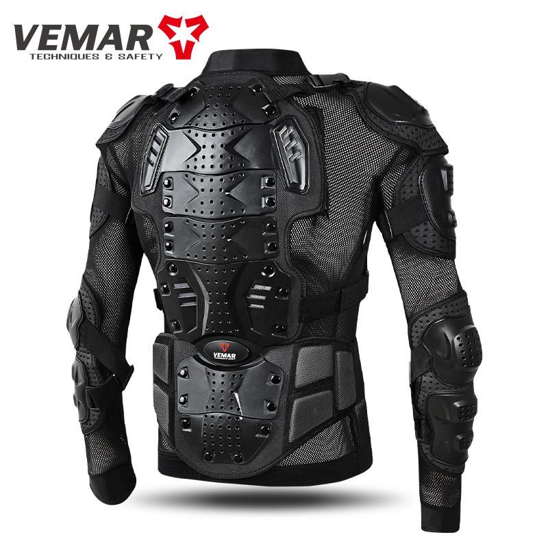Motorrad-Schutzjacke mit Ellbogen-, Schulter- und Taillenschutz Offroad-Fahren Sicherheitsausrüstung Set für Erwachsene