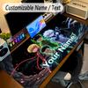 Großes MauspaddHunter × Hunter Benutzerdefinierter Name Text Personalisierte Schreibtischmatte Rutschfeste Gaming-Matte