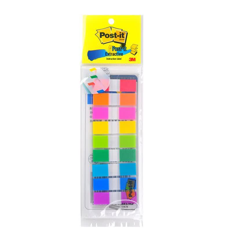 3M Post-it Fluorescent Pop-up Index Tabs