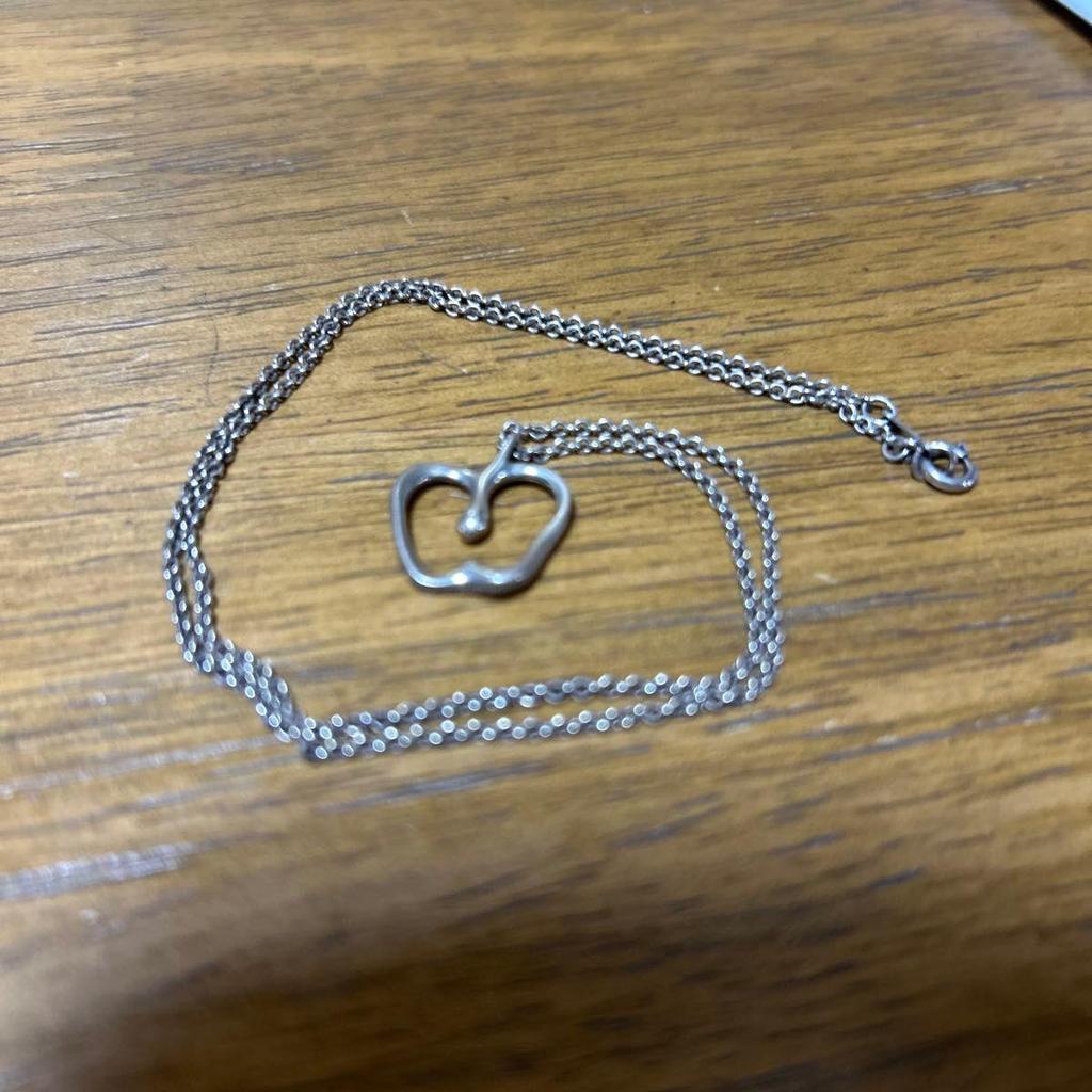 Used TIFFANY&Co. Tiffany Apple Motif Necklace Silver