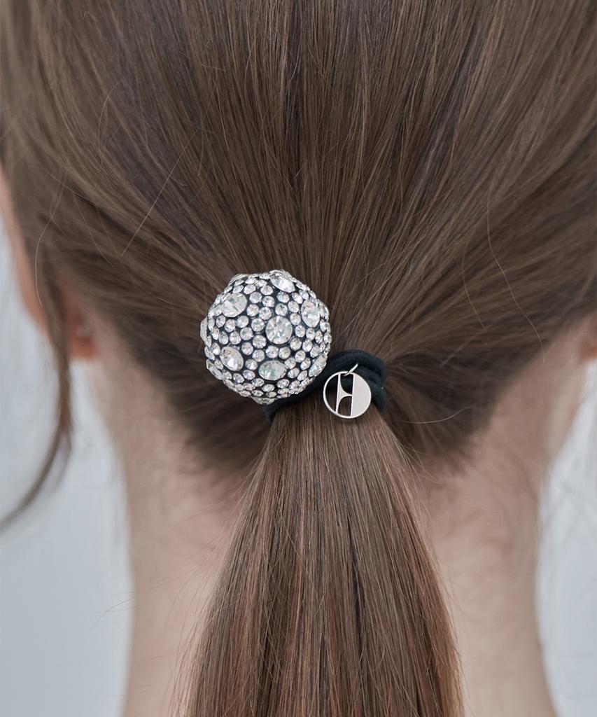 Ellejewelry Shine Bead Hair Scrunchie Elsc011