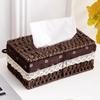 Household Napkin Case Creative Tissue Box Cover Rustic Tissue Holder  Home Decoration