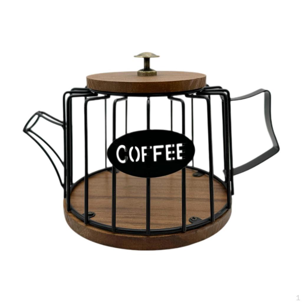Coffee Pod Holder Basket Container Capsule for Cafe Office Desktop