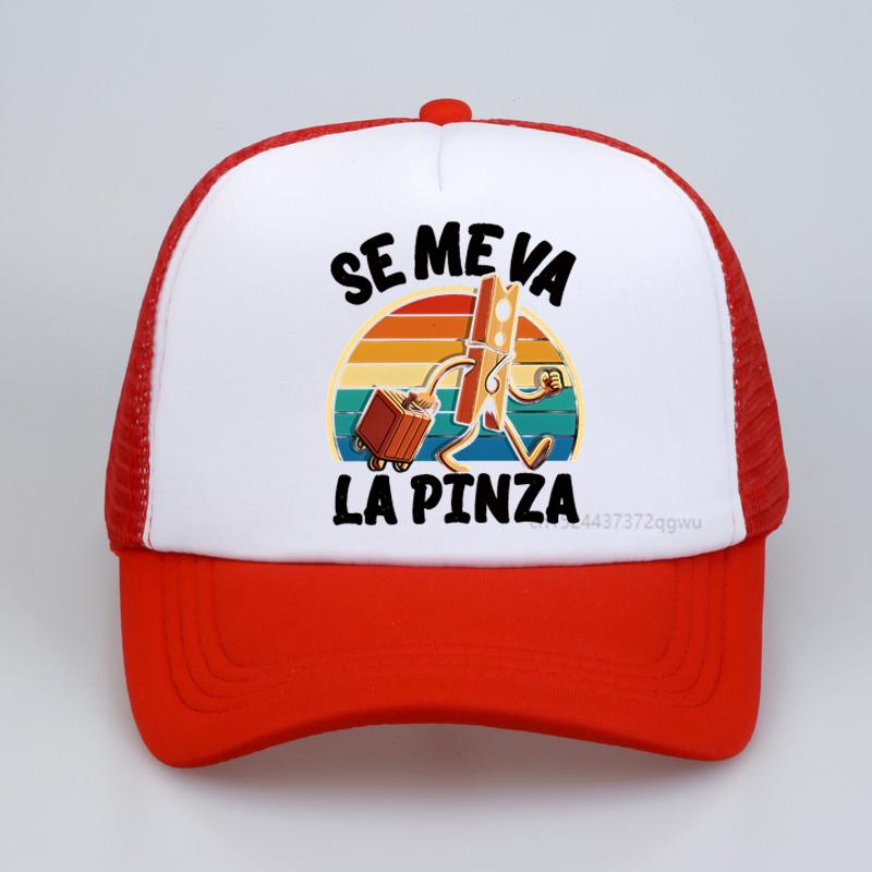 Se Me Va La Pinza Unisex hat Lustige Spanische Witze Y2k Vintage Baseballkappe Unisex Damen Lässig Surfen Strand Netz atmungsaktive Kappen