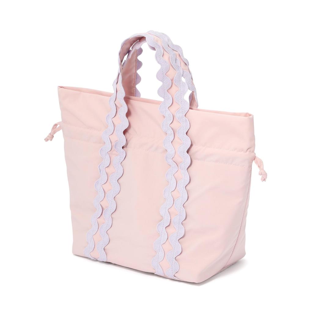 Francfranc Wave 2-Way Lunch Bag, Pink, New Life Gift