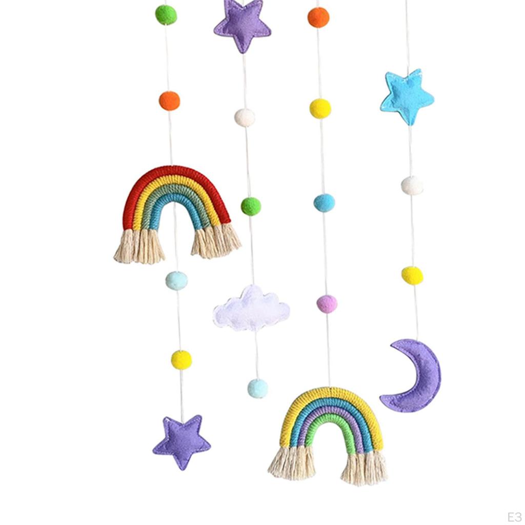 Decor Macrame Wall Hanging, Woven Decorative ,Cute Nursery Decoration,for Festival Ornaments