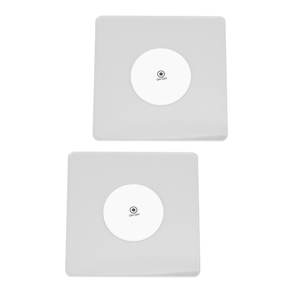 2Pcs LED Lighting Cup Mat Square Acrylic Adjustable Mode Cup Pad Base Lamp for Bar KTV