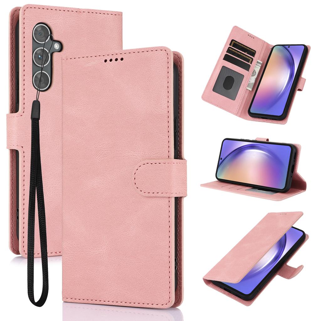 For Samsung Galaxy A57 5G Case PU Leather Phone Cover with Wallet Stand