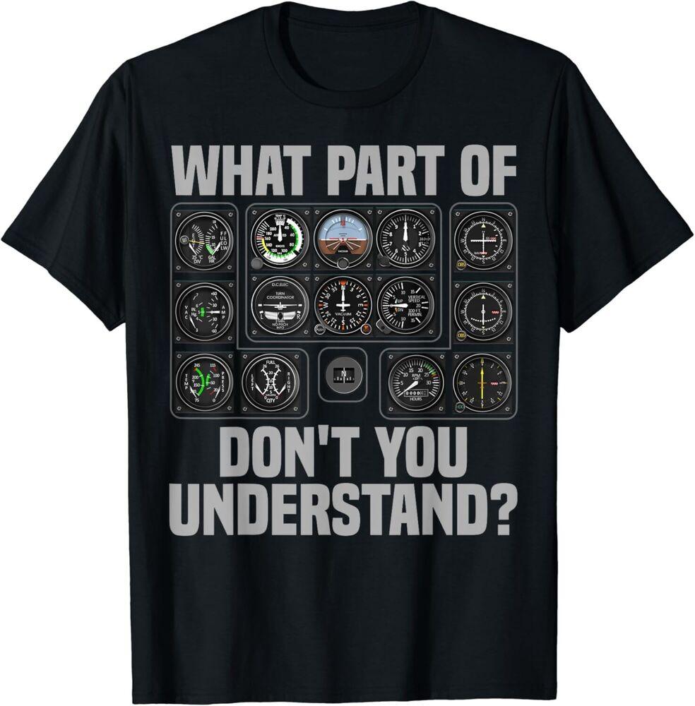 

Funny Pilot Design For Men Women Airplane Airline Pilot Gift Unisex T-Shirt 2XL