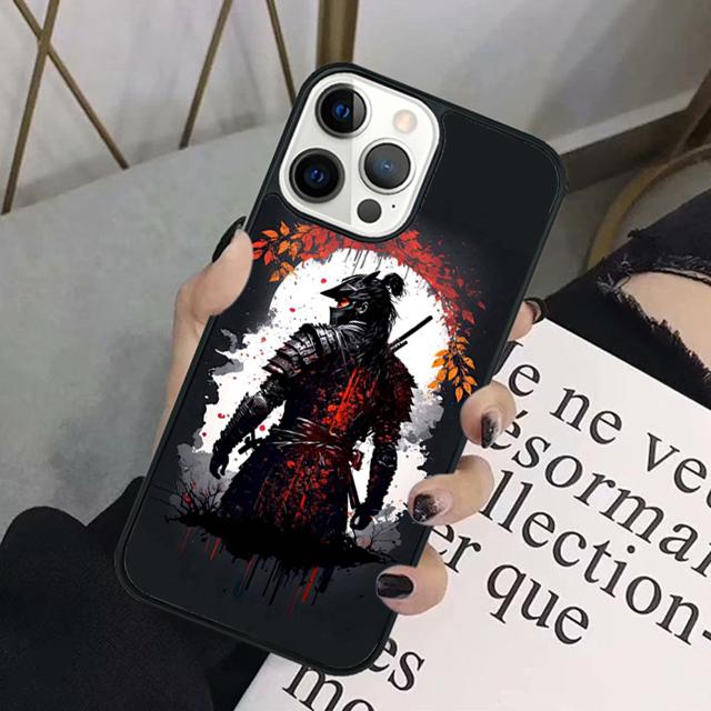 Japan Samurai Ninja Ronin Mobile Phone Cases Cover For iPhone 17 Air 16 15 14 12 13 11 Pro MAX Apple Plus Coque