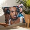 Hip Hop Z-Xxxtentacion Pillow Case Linen Cushion Covers For Decorative Sofa Home Pillows Case Car Chair Pillows Cases