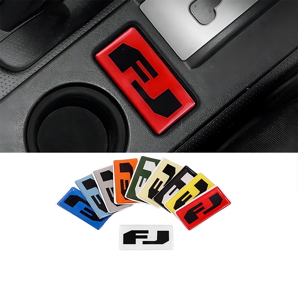 Aosseiye Red Car Interior Crystal Sticker Toyota FJ Cruiser 2007-2023 Center Console Gear Shift