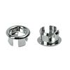 1pc Sink Round Ring Overflow Spare Cover Spilled Water Ring Plastic Chrome Trim Bathroom Supplies Ceramic Basin