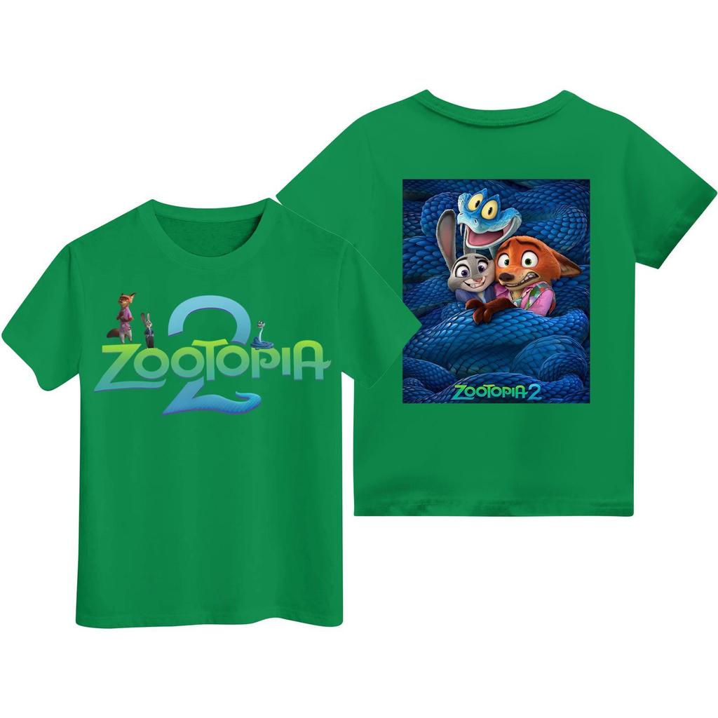 Children's Casual Fashion Cartoon Print Short-sleeved T-shirt Top