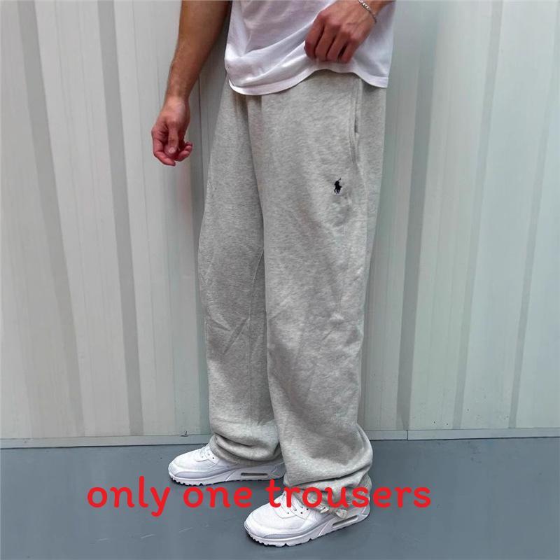 Embroidery Street Style Joggers With Elastic Waist For Casual Urban Wear Men