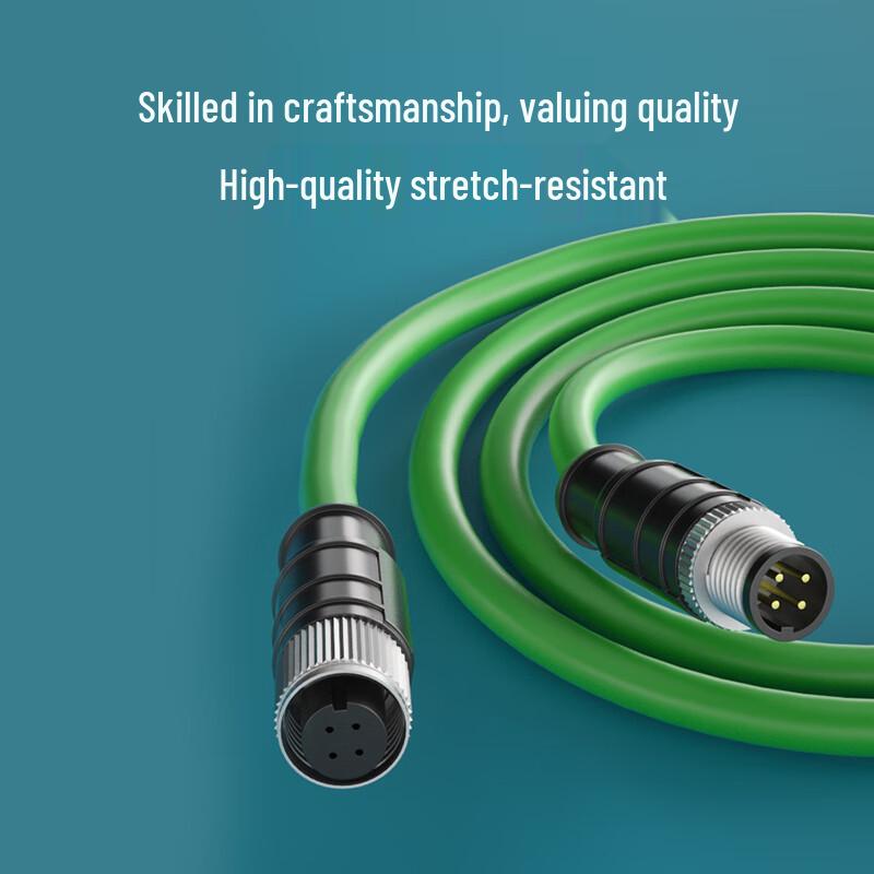 LIJIA M12 4-Pin D-Type Industrial Shielded Ethernet Cable