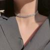 Butterfly Necklace Women'S Collarbone Chain Full Of Diamonds Tassel Choker Necklace Sweater Chain Accessories