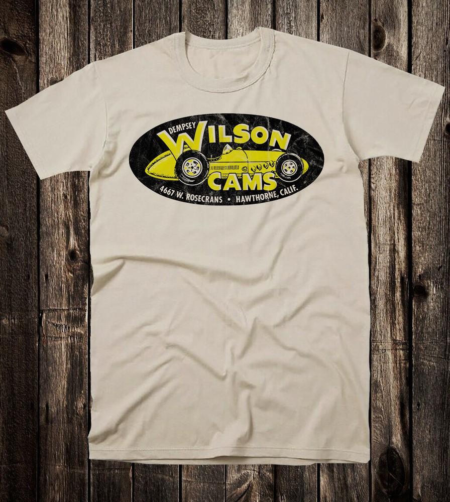 

Retro Hot Rod Tee T Shirt Drag Race Racing Speed Shop Dempsey Wilson Cams L