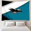 San-Jose Sharks Hockey Tapestry, Unique Design Tapestry, Wall Decor for Bedroom,Livingroom, Playroom,Heartwarming Fan Holiday Gifts