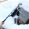 Shunwei 2-in-1 Snow Shovel with EVA Handle for Cars, Multifunctional Snow Removal Tool