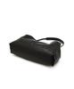 Athe Vanessabruno [Mousse] Black Leather Drawstring Shoulder Bag M Aaba6E540Bk