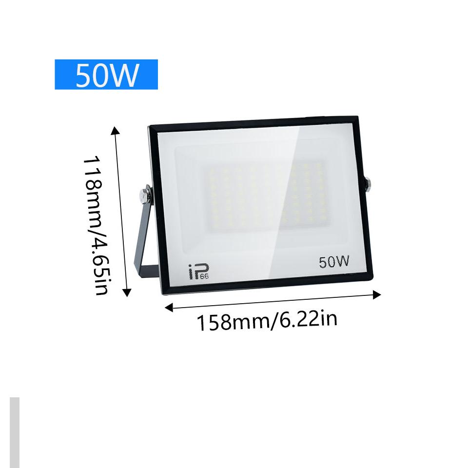 LED Outdoor Floodlight AC220/110V Portable Outdoor Safety Floodlight 20-300W Is Suitable For Courtyards Gardens Stadiums Light