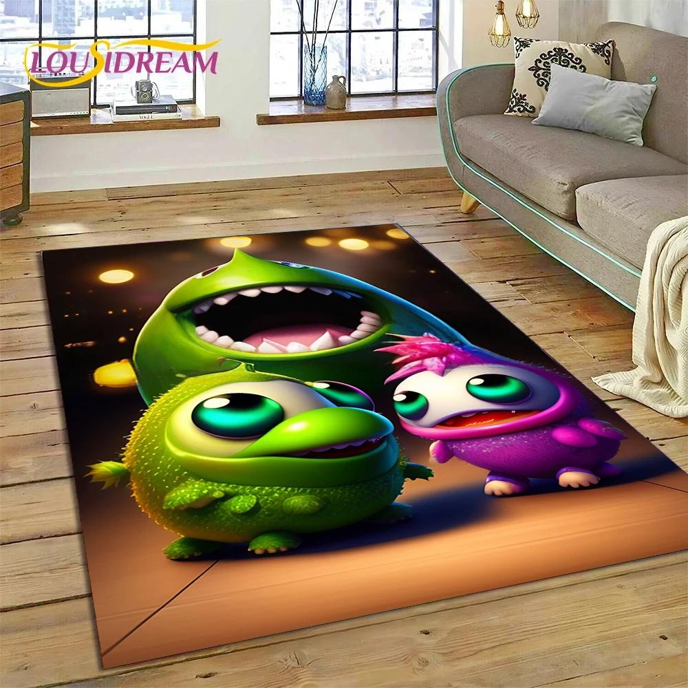 3D Game My Singing Monsters Cartoon Rug Carpet for Living Room Bedroom Home Decor,Floor Mat Non-slip for Sofa  Doormat Gift Kids