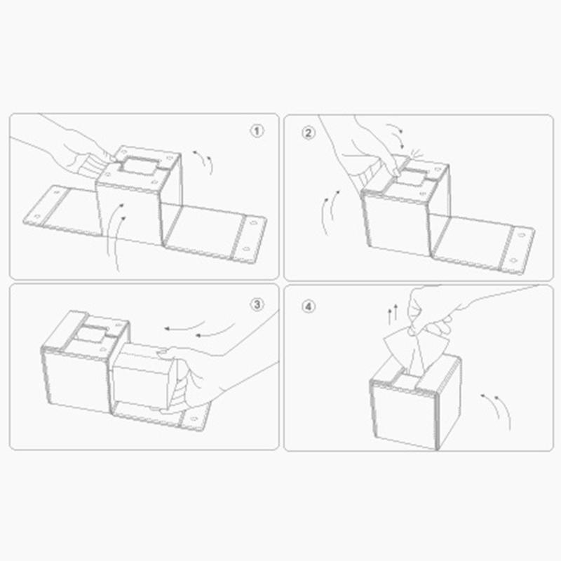 Elegant Faux Leather Tissue Holder Decorative Faux Leather Tissue Box Cover Paper Organizers Perfect For Any Room