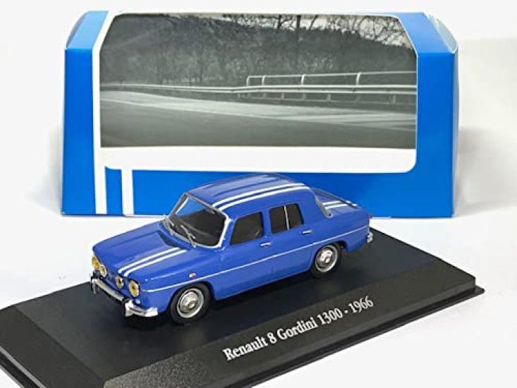 Renault scale diecast model RENAULT R8 Gordini 1300cc 1966 1/43 car, (Blue)