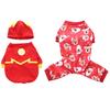 Pet Costume Christmas Santa Animal Cosplay Dress Cosplay Accessories Pet Cosplay Supplies 3D Christmas Santa