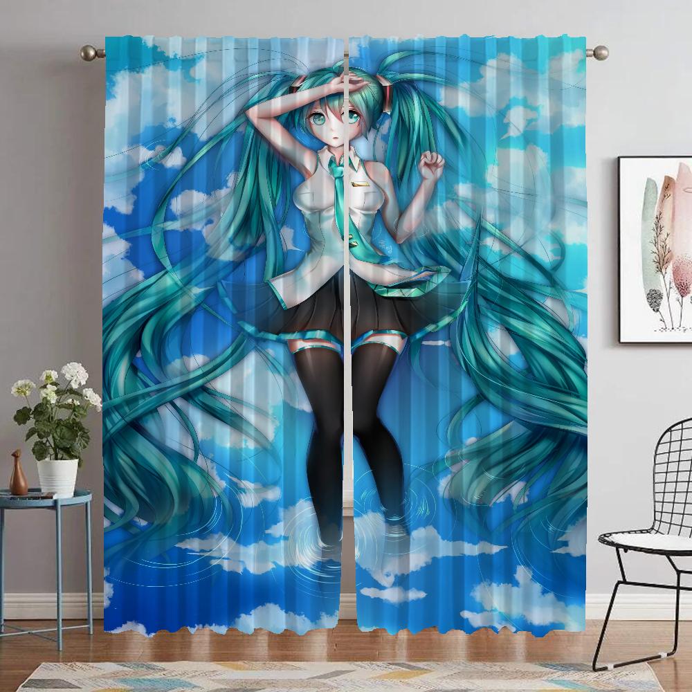 Kitchen Curtains for Camera Mikus Modern Living Room Curtains 2 Pieces Blackout Curtain Halloween Decoration Partition Shades