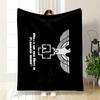 Rammstein Eagle Blanket Rammstein+RammsteinEagleBlanketJoom+ Bedroom Blanket for Livingroom Couch Lunch Break Soft Throw for Friend's Festival Gift