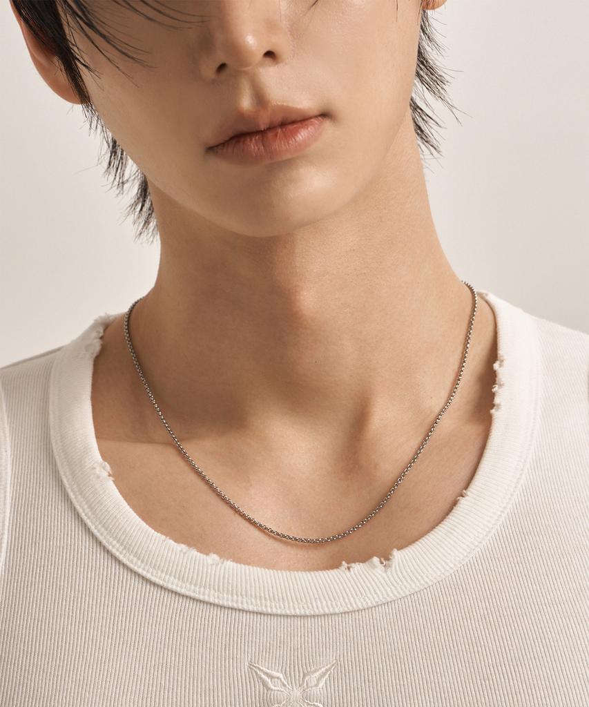 Lanarchive [1132] Basic Semi-Chain Necklace