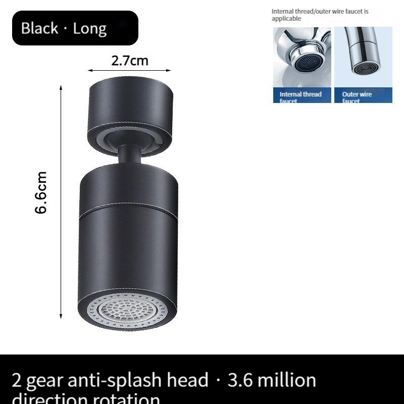 Kitchen Faucet Universal Anti-splash Universal Conversion Joint Washing Basin Bubbler Universal Rotatable Extender Water Nozzle