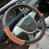Housse de volant universelle confortable antidérapante pour bus camion voiture toutes saisons Diamètre 39 40 41 42 45 cm Cuir artificiel
