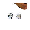 Cute Bear Earrings Simple Elegant Autumn Winter Women's Fashion Jewelry Small Size Personality Design Sensation Ear Jewelry