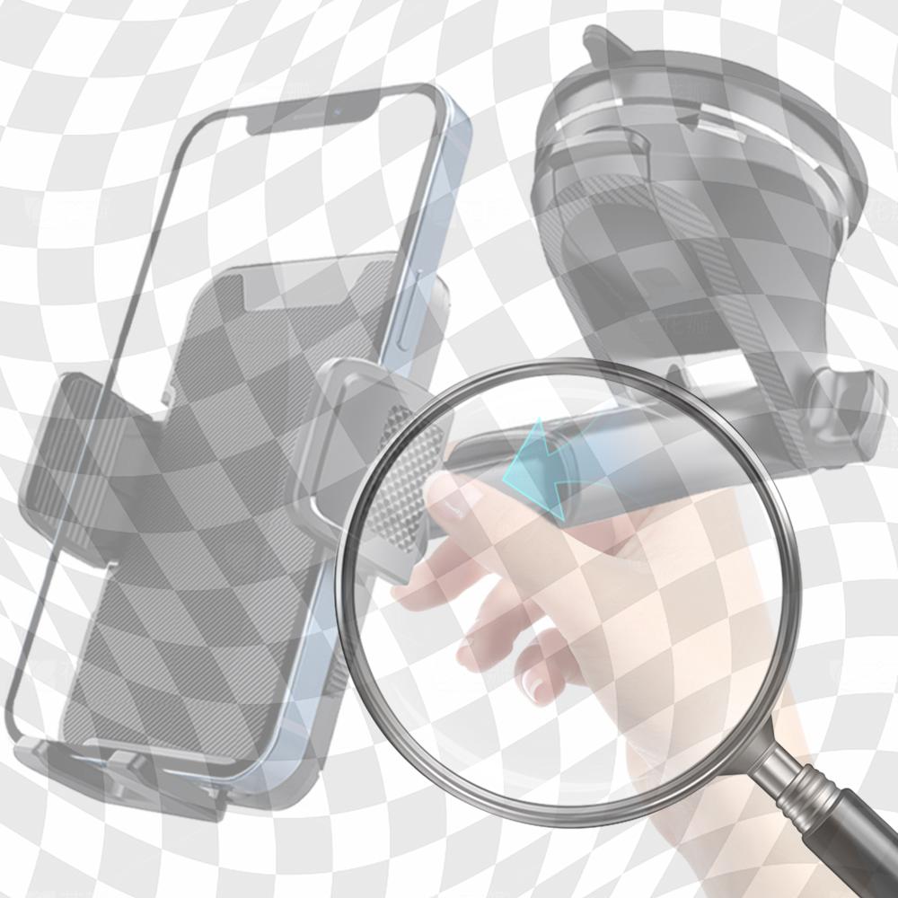 Gravity Sucker Car Phone Holder Retractable Windshield Phone Bracket Universal Auto Smartphone Stand for Cellphones 4.7-7.9Inch China Mainland