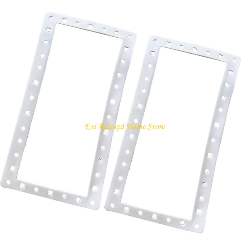 B46E 2Pcs Silicone Skimmer Gasket Set For SPX1091GW SP1091LX Wide Mouth Pool