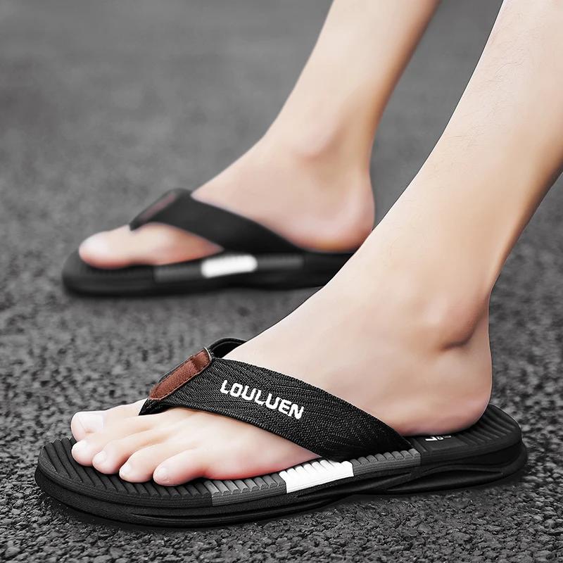 Infradito Estive Leggere da Uomo Ciabatte da Spiaggia da Uomo Casa Chanclas De Hombre Playa Ciabatta da Interno a Colori Infradito Abbinati Mocassini