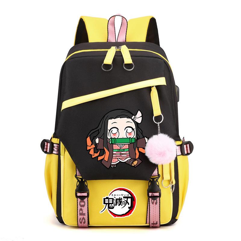 Ghost Annihilation Blade Peripheral Trend Backpack Large Capacity Waterproof Student Versatile School Bag