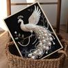 DIY Peacock Pearl Gem Art Kit for Home Wall Decor - Perfect Gift for Adults and Beginners No Frame Pearl Painting Kit