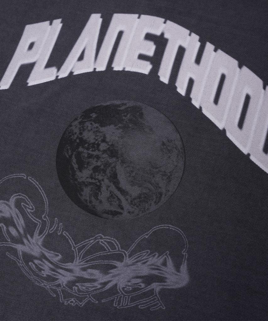 NONFLOOR Distressed Planet T-Shirt Washed Charcoal