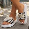 *Fashiable New Anti Slip Flat Sandals for Women Summer Hot Selling Round Headed Fish Mouth Sexy and Comfortable Casual Sandals