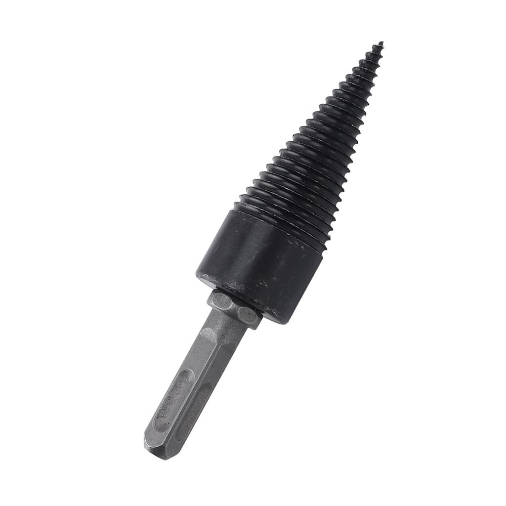 Firewood Log Splitter Kindling Splitting Wood Drill Bit with 3 Drilling Handles Firewood Log Drill Bits Labor Saving