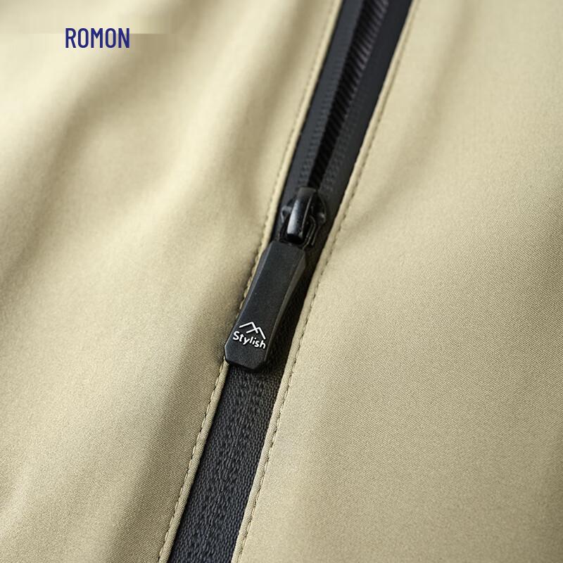 Romon Men's Stand Collar Business Casual Jacket