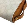 GUCCI Clutch bag pouch old Gucci GG plus PVC coated canvas business bag white PVC coated canvas Women Used
