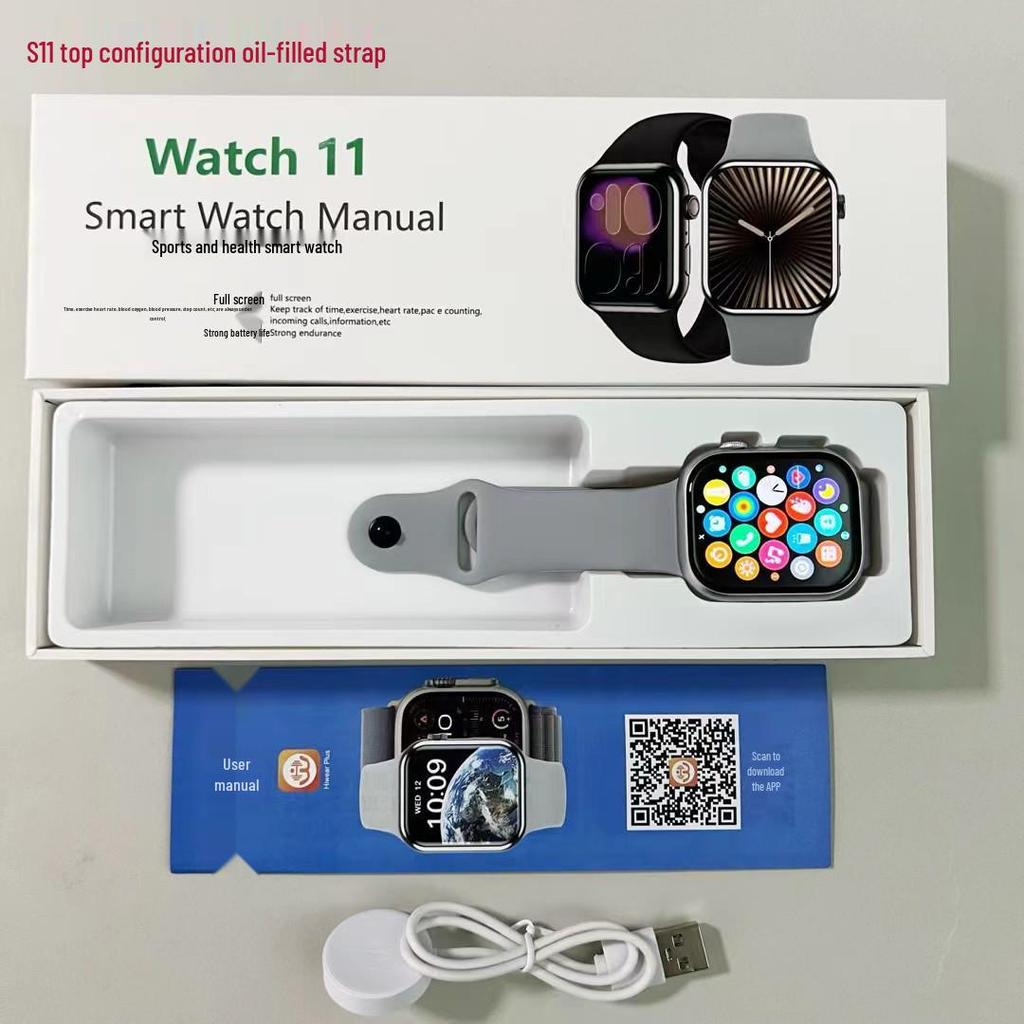 Ceas inteligent sport pentru bărbați Huaqiangbei S9 cu apelare Bluetooth, monitor de ritm cardiac și tensiune arterială